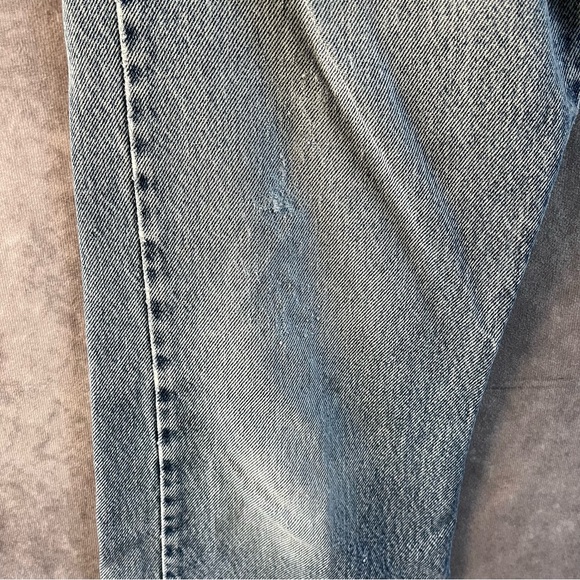 🔺SOLD🔺Vintage Levis 517 Mens Size 32 x 32 Bootcut Denim Jeans Pants Blue Worn - Picture 5 of 12